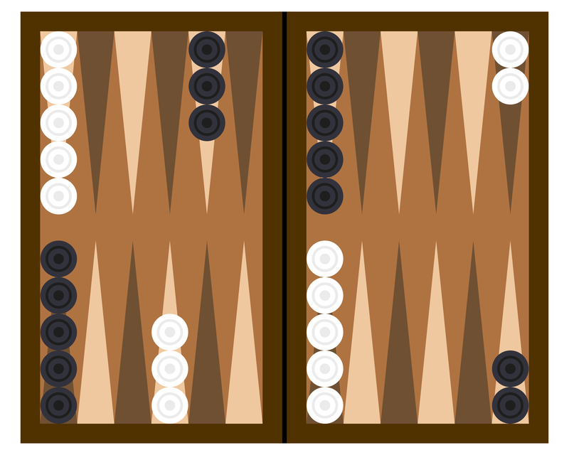 Set Up Backgammon Board